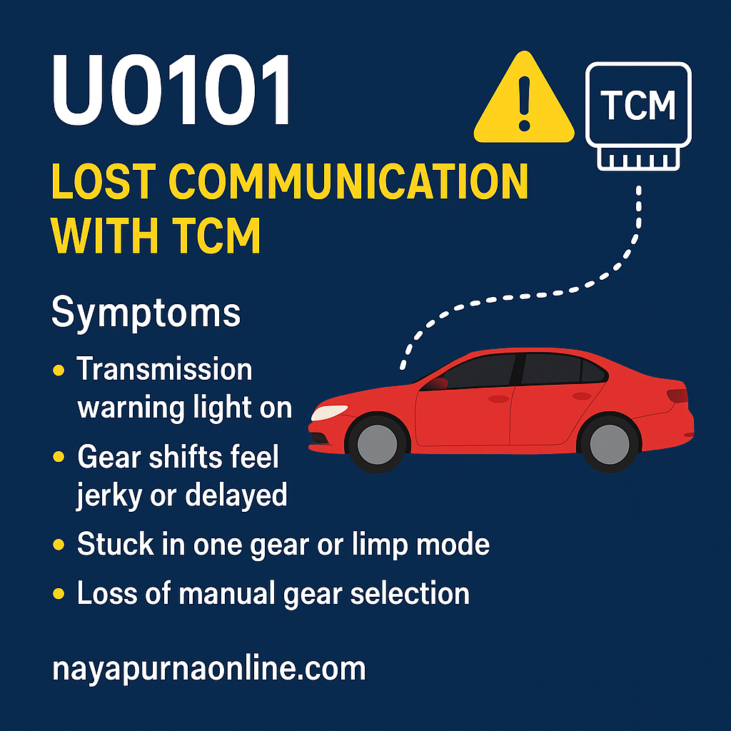 U0101 – Lost Communication with TCM: Symptoms, Causes & Fix with OEM Parts