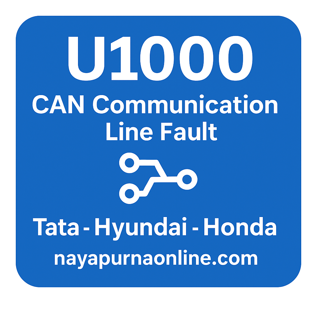 U1000 – CAN Communication Line Fault: Causes, Symptoms & How to Fix