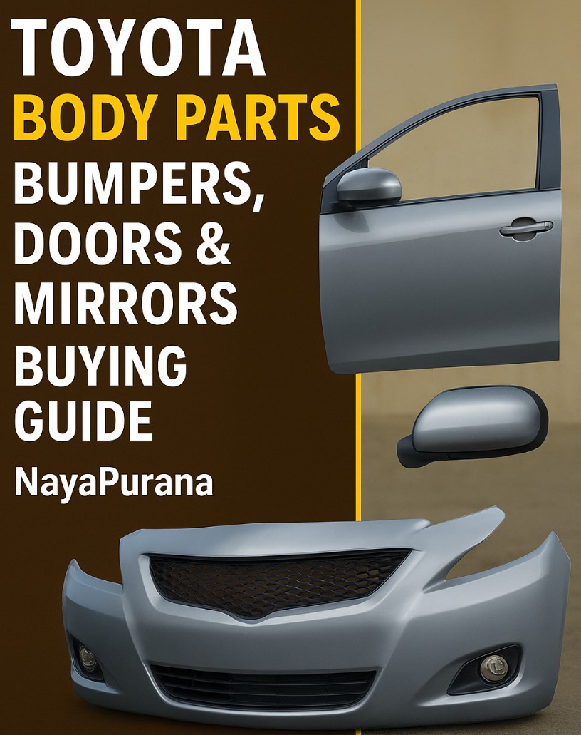 Toyota Body Parts Buying Guide – Bumpers, Doors & Mirrors | NayaPurana