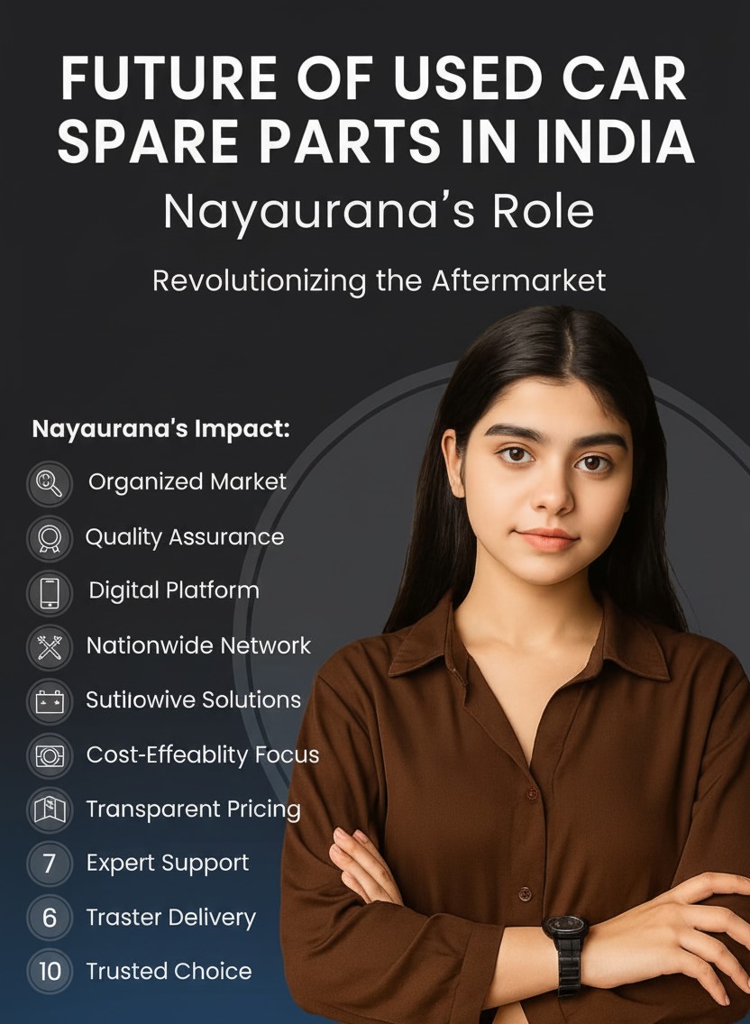 Future of Used Car Spare Parts in India: NayaPurana’s Role
