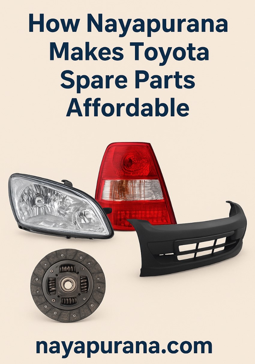 Buy Affordable Toyota Spare Parts Online – Nayapurana