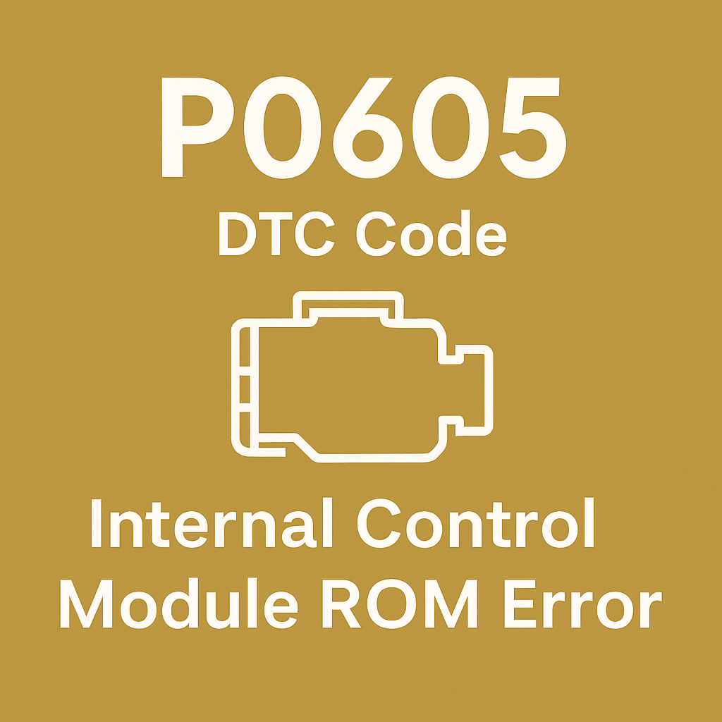 P0605 DTC Code – Internal Control Module ROM Error | Symptoms, Causes & Fix