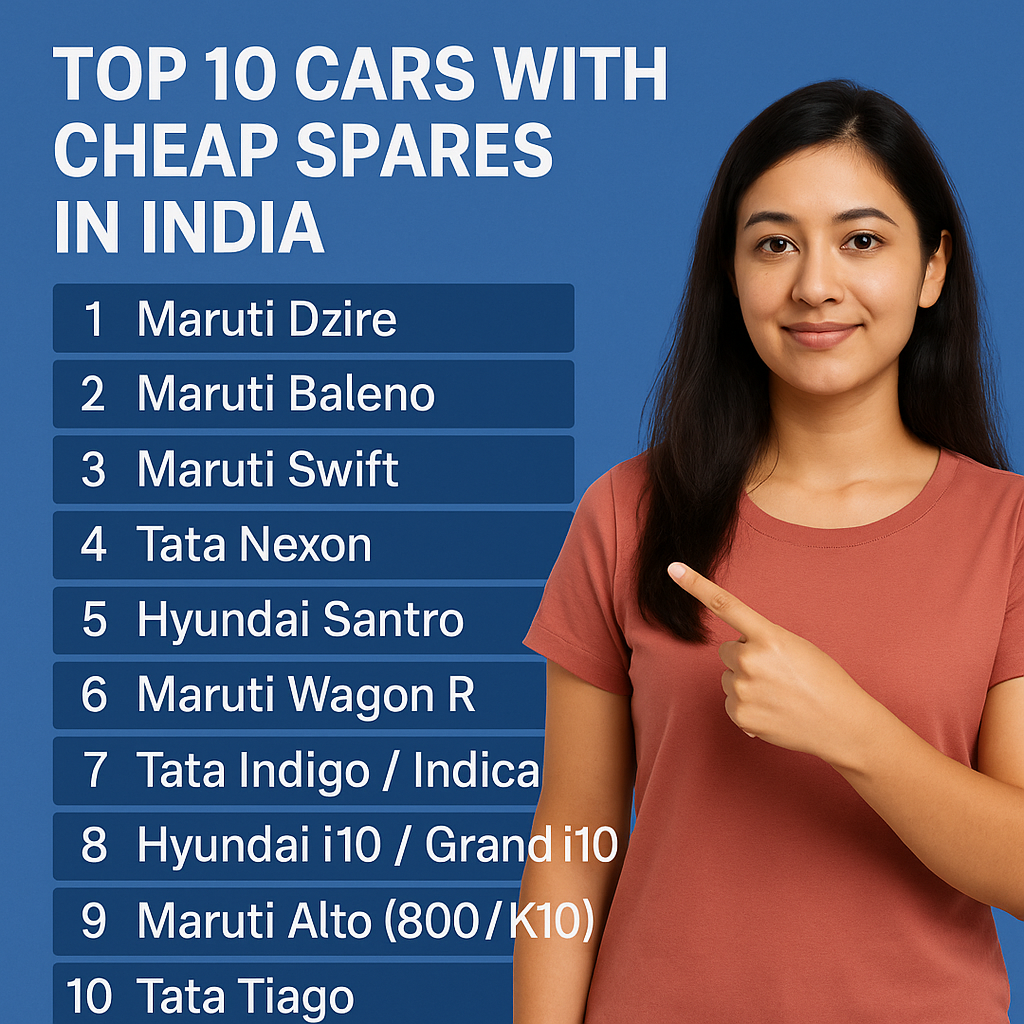 Cars with Cheapest Spare Parts India