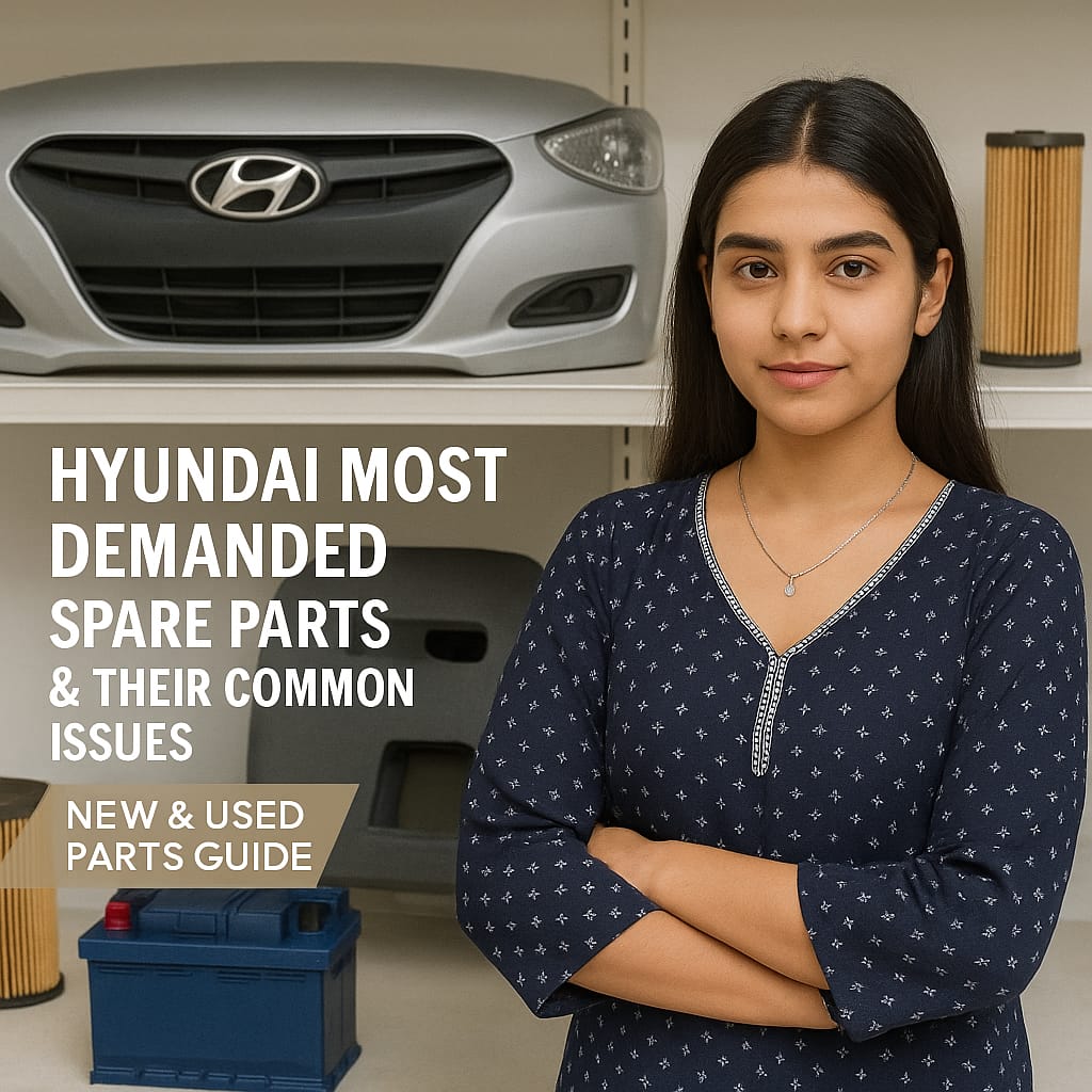Hyundai Most Demanded Spare Parts & Their Common Issues – New & Used Parts Guide