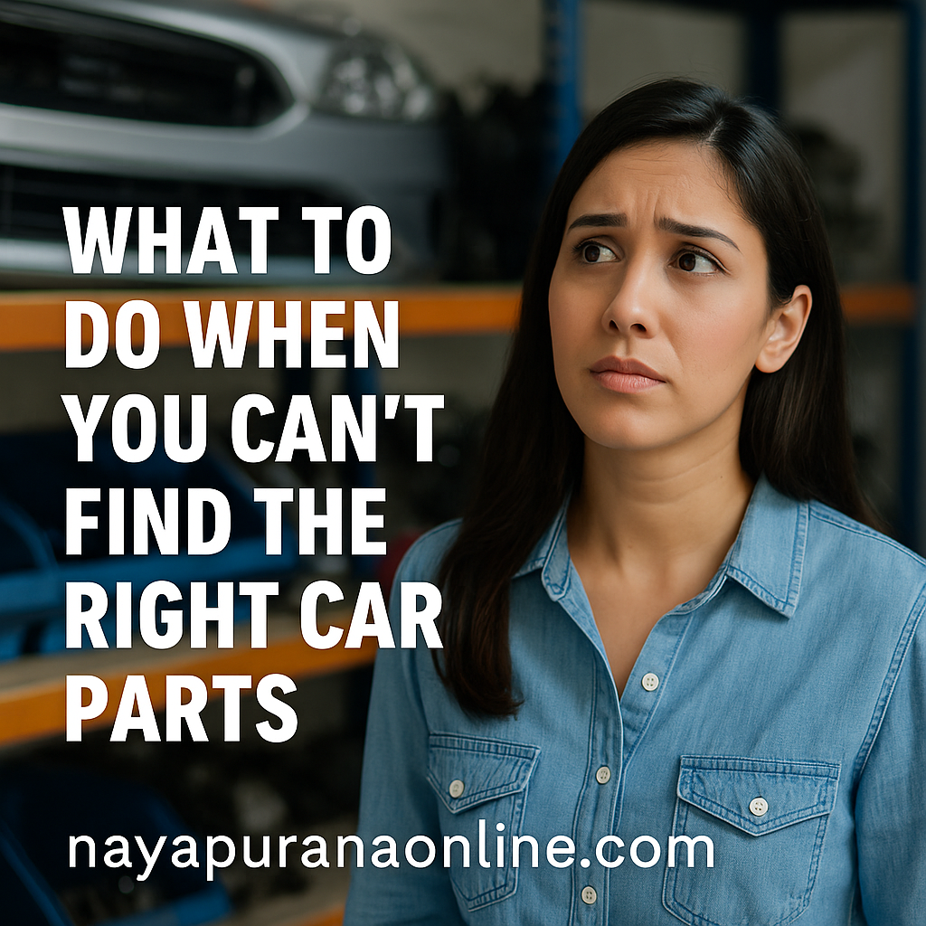 What to Do When You Can’t Find the Right Car Parts