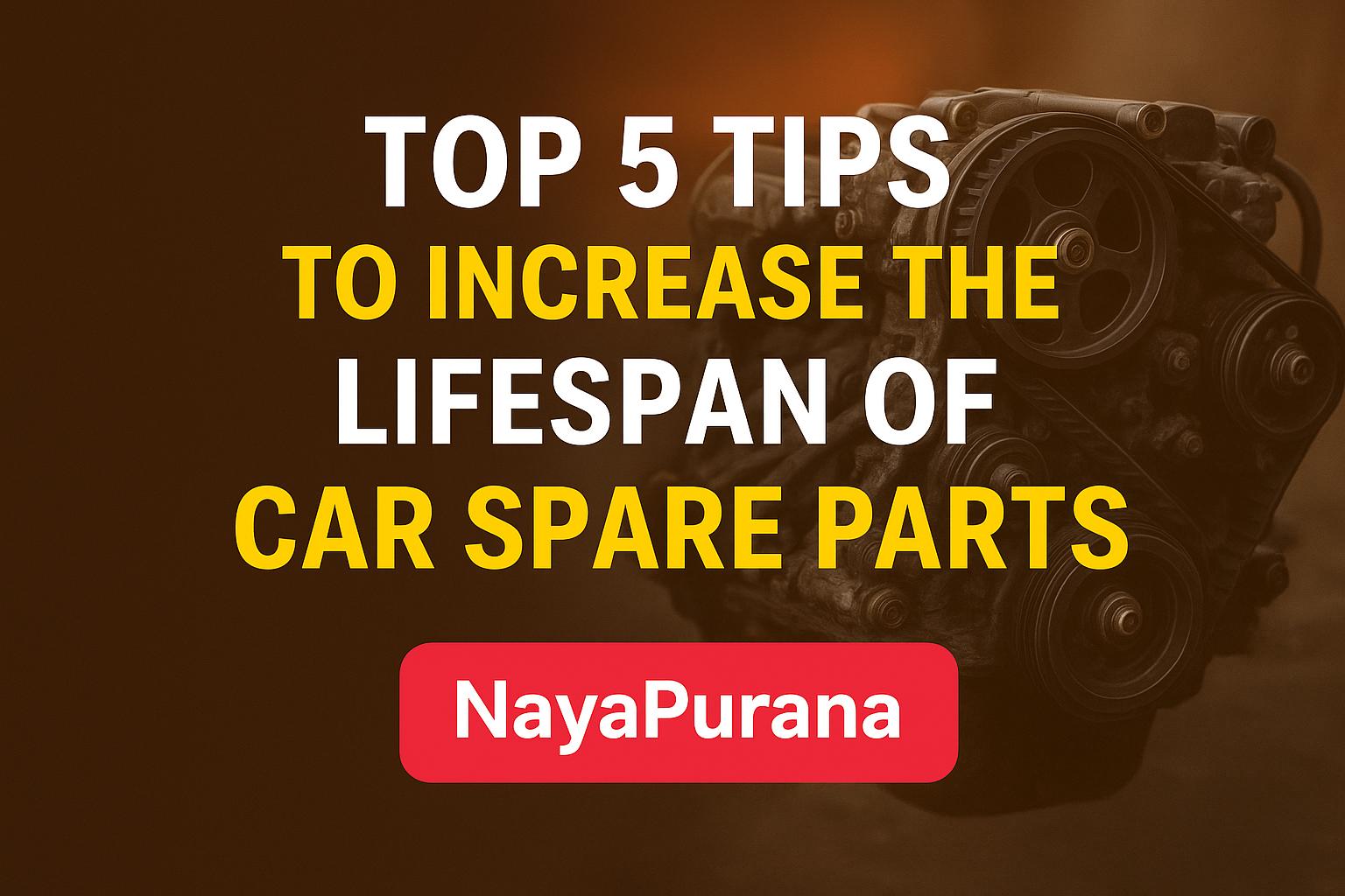 Top 5 Tips to Increase the Lifespan of Car Spare Parts – NayaPurana