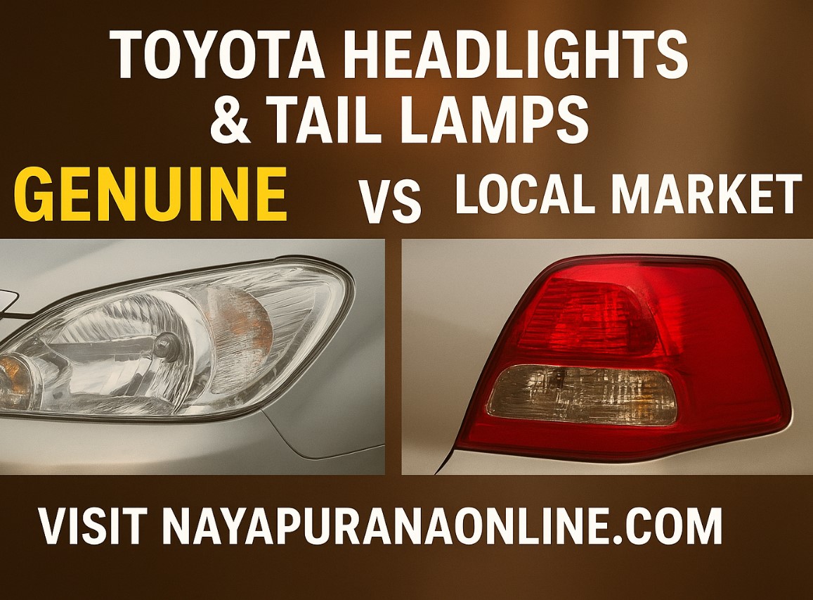 Toyota Headlights & Tail Lamps: Genuine vs. Local Market Parts