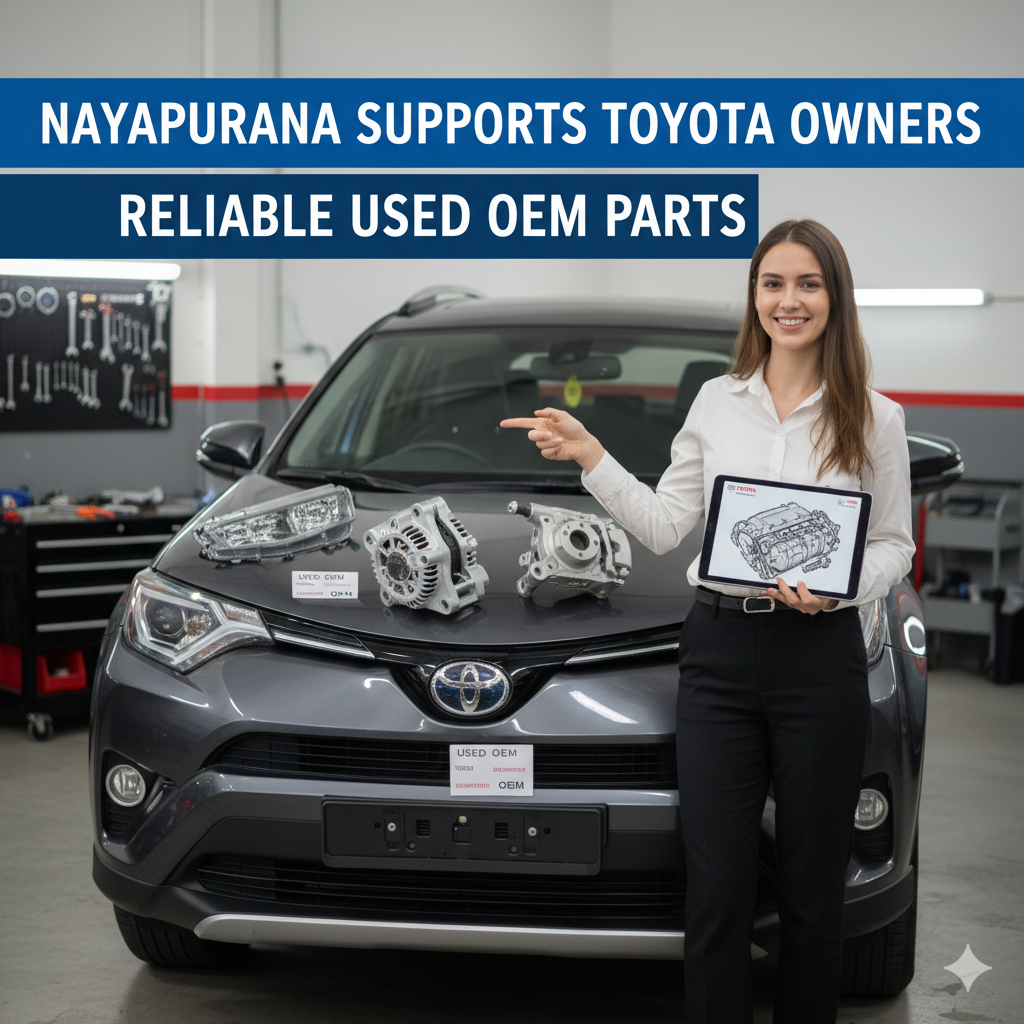 How Nayapurana Supports Toyota Owners with Reliable Used OEM Parts